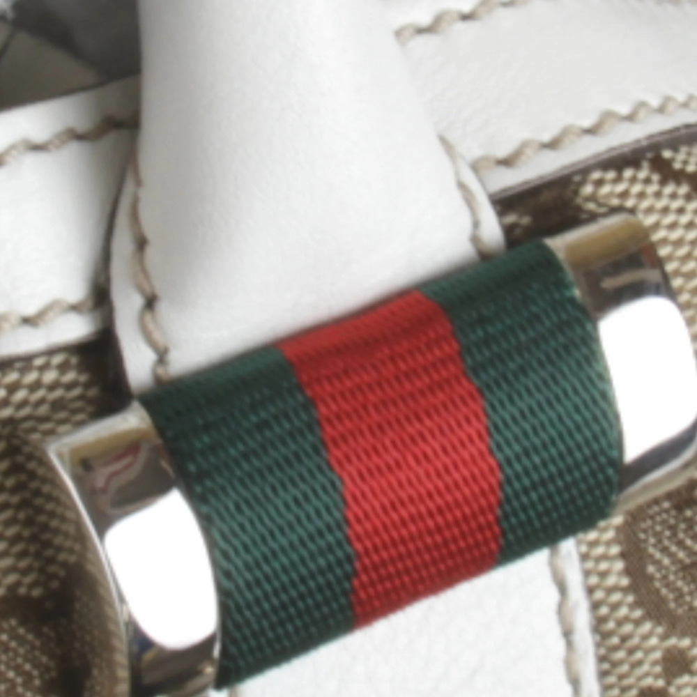 GUCCI Cream Canvas Tote Bag - Picture 10 of 11
